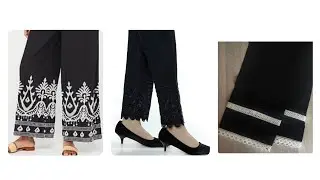 Trending black and white trousers designs ideas by home decor beauty tips