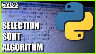 Sorting algorithms in Python - Selection sort