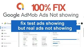 Admob Ads not showing solution 2021 | how to fix admob ads not showing