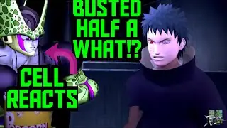 BUSTED HALF A WHAT!?! | CELL REACTS TO PERFECT CELL VS OBITO