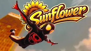 Miles Morales Web Swinging to &ldquo;Sunflower&rdquo; 🌻 | Spider-Verse Cinematic (Spider-Man 2)