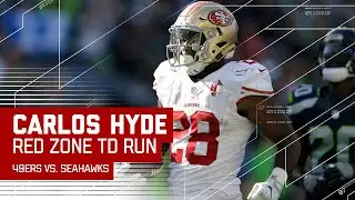 Carlos Hyde Huge Run & Red Zone TD Blast! | 49ers vs. Seahawks | NFL