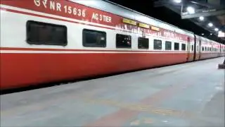 Nanda Devi AC Express departs New Delhi