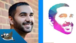Transforming Face Into Vector Design | GIMP Tutorial