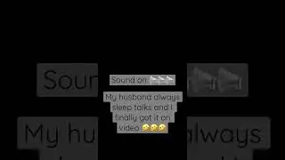 My husband sleep talking 😂🤣 #sleeptalking #sleeping #funny #husband #marriedhumor