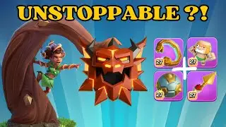 UNSTOPPABLE - Root Rider Army Ranked League Push Gameplay in Clash of Clans