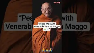 &ldquo;Peace Walk with Venerable Samma Maggo 🙏🕊️&rdquo; #peace #kindness #humanity #mixart83