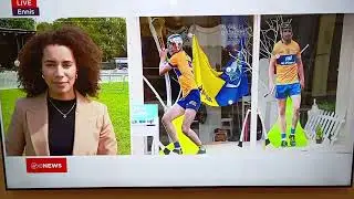 Clare Hurlers homecoming later this evening and visit to childrens hospital Crumlin(2)