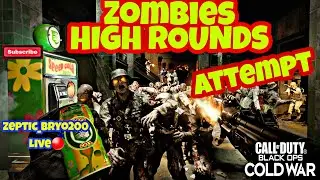 COD Black ops Cold War Zombies High Rounds Attempt #Blackopscoldwar #Roadto200subs 🔴🎮#271