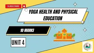 Yoga health and physical Education| important 10 marks| unit 4 |4th semester| b.ed exam 2023| tamil|
