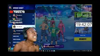 IShowSpeed goes INSANE after making Fortnite lobby PUBLIC! 😂😂😂