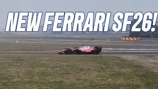 New Ferrari Sf26 On Track! Hamilton Driving the new Ferrari!