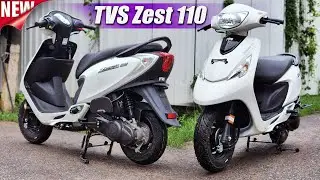 2025 TVS Zest 110 Scooty Pearl White, On Road Price, Mileage, Features