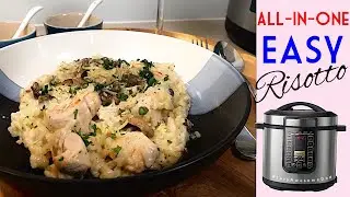Easy no stir RISOTTO chicken and mushroom recipe in Philips All-in-One cooker 8L HD2238 multi cooker
