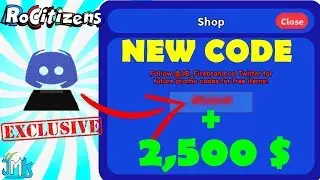 Roblox Rocitizens NEW EXCLUSIVE CODE 2019 *Secret Discord Trophy*