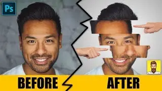 Face Slide Effect - Photoshop Tutorial