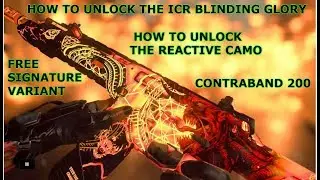 How To Unlock The ICR BLINDING GLORY BLACK OPS 4
