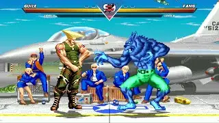 FANG Vs GUILE - MAX DIFFICULTY EPIC FIGHT | ARCADEXNATION