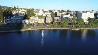 Lake Merritt, Oakland, California. 4K