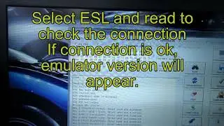 Mercedes W204 2010 Abrites emulator installation for ESL problems שכפול מפתח מרצדס