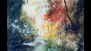 555회 계곡풍경을 멋지게 그려봅니다|수채풍경화 |easy landscape watercolor