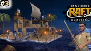 🔥Raft Survival Part 3 (Hindi) &ndash; Secret Island, Shark Attack & Epic Raft Upgrade! 🦈🏝️