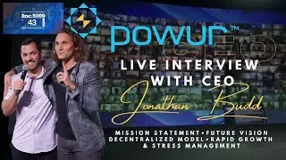 Live interview with Powur CEO Jonathan Budd