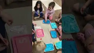 Sensory Learning - Shaving Cream Letters
