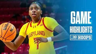 Wisconsin at Maryland | HIGHLIGHTS | Big Ten Women's Basketball | 12/29/25