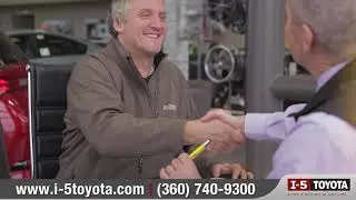 We get it Toyota respect for your time I-5 Toyota