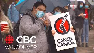 Protesters criticize Canada Day in Vancouver