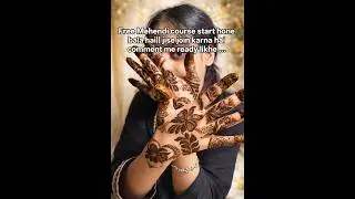 😱Mehendi Sikhna Mushkil Nahi Hai🤔 |Free Course🤗| start 22 feb #shorts
