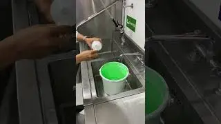 USPH practice:  Cleaning and Sanitizing with 3 buckets system procedure