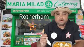 Trying MARIA MILAD CURRIES CATERING shop in ROTHERHAM 
