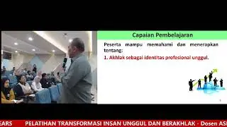 pelatihan transformasi insan unggul dan berakhlak (prof nas mt)