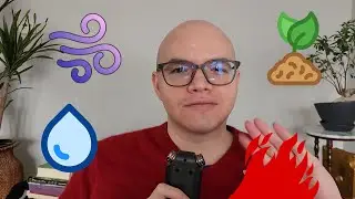 ASMR THE 4 ELEMENTS TRIGGERS   EARTH FIRE AIR WATER