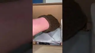 ASMR unboxing a solar chargeable spare battery