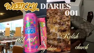 weekly vlog : Eat out | Long drive | Relish & Church 🤍!