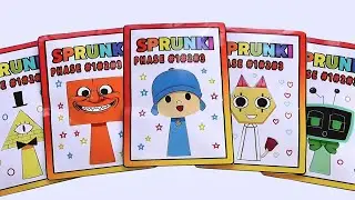 💥Paper diy  Sprunki OC Incredibox Dandy's World Scraps Vee Bill Cipher Pocoyo  Blind Bag [ASMR]