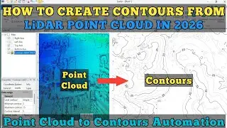 Create Contour Surface From LiDAR Point Cloud as a beginner in 2026 || Unlock Surfer Hidden features