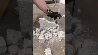 Very first test of the MUTT&trade;️ in concrete block part 2