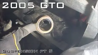 2005 GTO suspension pt 5 bushing and ball joint removal