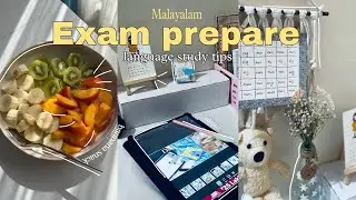 Exam prepare 📚| degree | language study tips | editing thumbnail | Malayalam