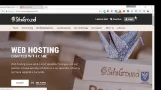 How to purchase and point a domain and install WordPress with Siteground
