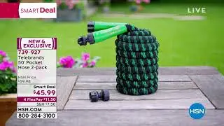 Telebrands 50' Pocket Hose 2pack