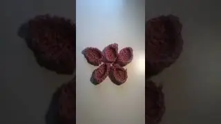 Kimi no todoke inspired crochet flower pin #crochet  #easycrochet #crochetflower #kiminitodoke