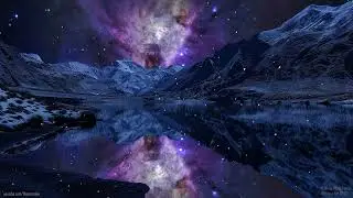 Relaxing Music for Sleep | Orion Nebula: A Star-Forming Cavern with Tranquil Lake & Mountain Views