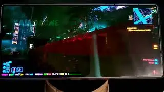 Cyberpunk 2077 gamehub emulator REDMAGIC 11 PRO (1080p test) turnip drivers v26