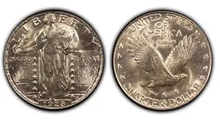 Lusterous 1928-D Standing Liberty Quarter | PCGS MS64 OGH