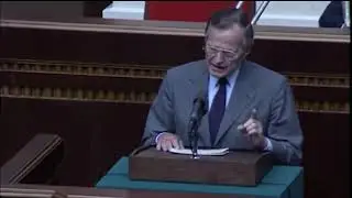 Chicken Kiev speech*United States&nbsp;president&nbsp;George H.&nbsp;W. Bush&nbsp;in&nbsp;Kiev,&nbsp;Ukraine, on August 1, 1991.